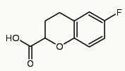 6-Fluoro-3,4-dihydro-2H-1-benzopyran-2-carboxylic acid