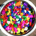 Dyed Pebbles Mix