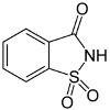 Insoluble saccharin